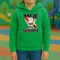 Mele Kalikimaka Surfing Santa Christmas Kids Hoodie thumb 3