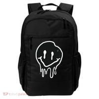 Melting Black And White Smile Face Backpack thumb 0