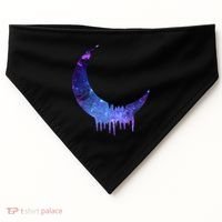 Melting Moon  USA-Made Doggie Bandana thumb 0