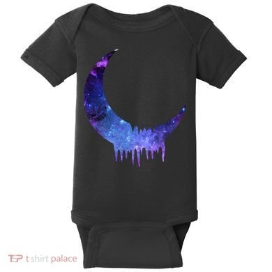 Melting Moon  Baby Bodysuit