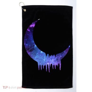 Melting Moon  Golf Towel