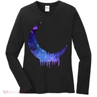 Melting Moon  Women's Long Sleeve Shirt thumb 0