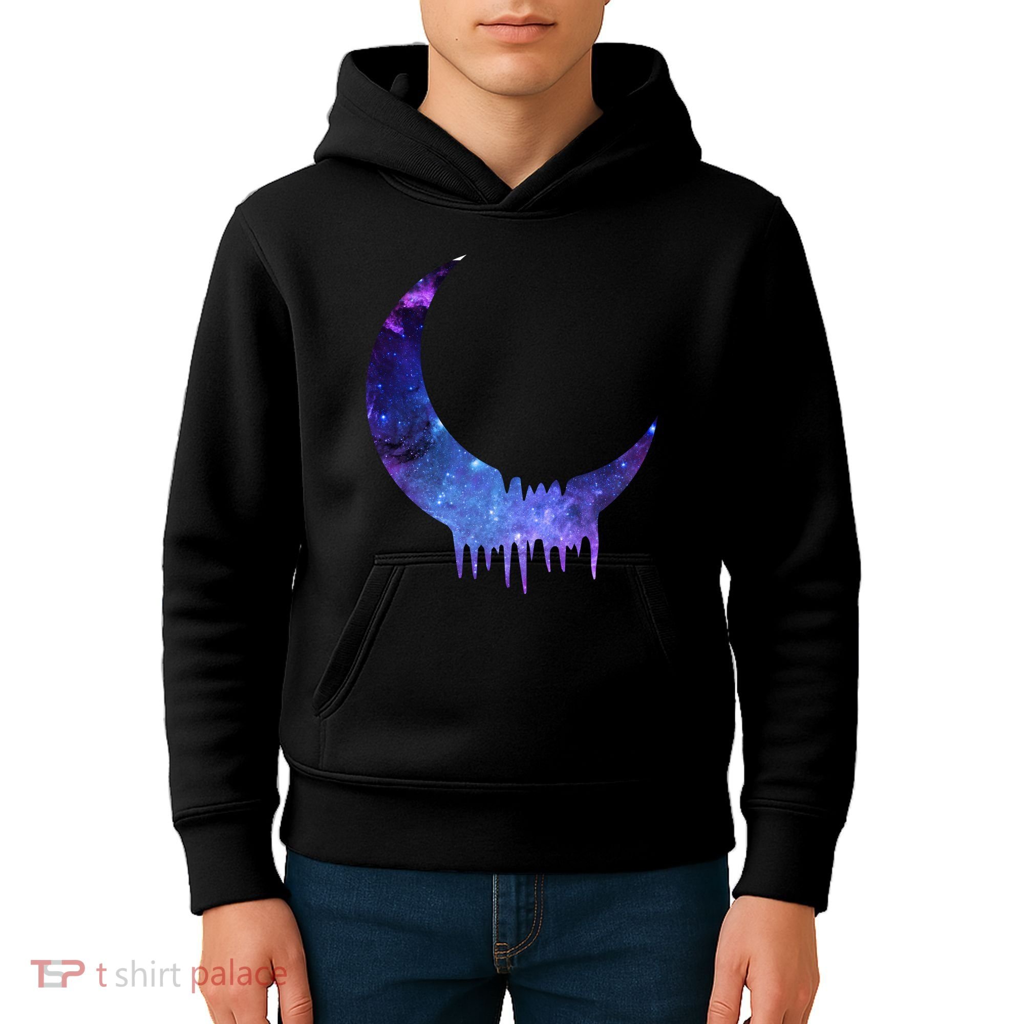 Melting Moon  Kids Hoodie