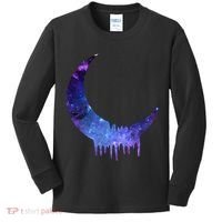 Melting Moon  Kids Long Sleeve Shirt thumb 0