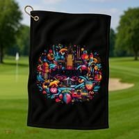 Madrid Espana Madrid Spain Sport Club Golf Towel thumb 1