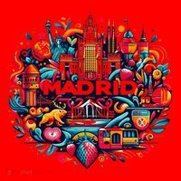 Madrid Espana Madrid Spain Sport Club Santa Hat thumb 1