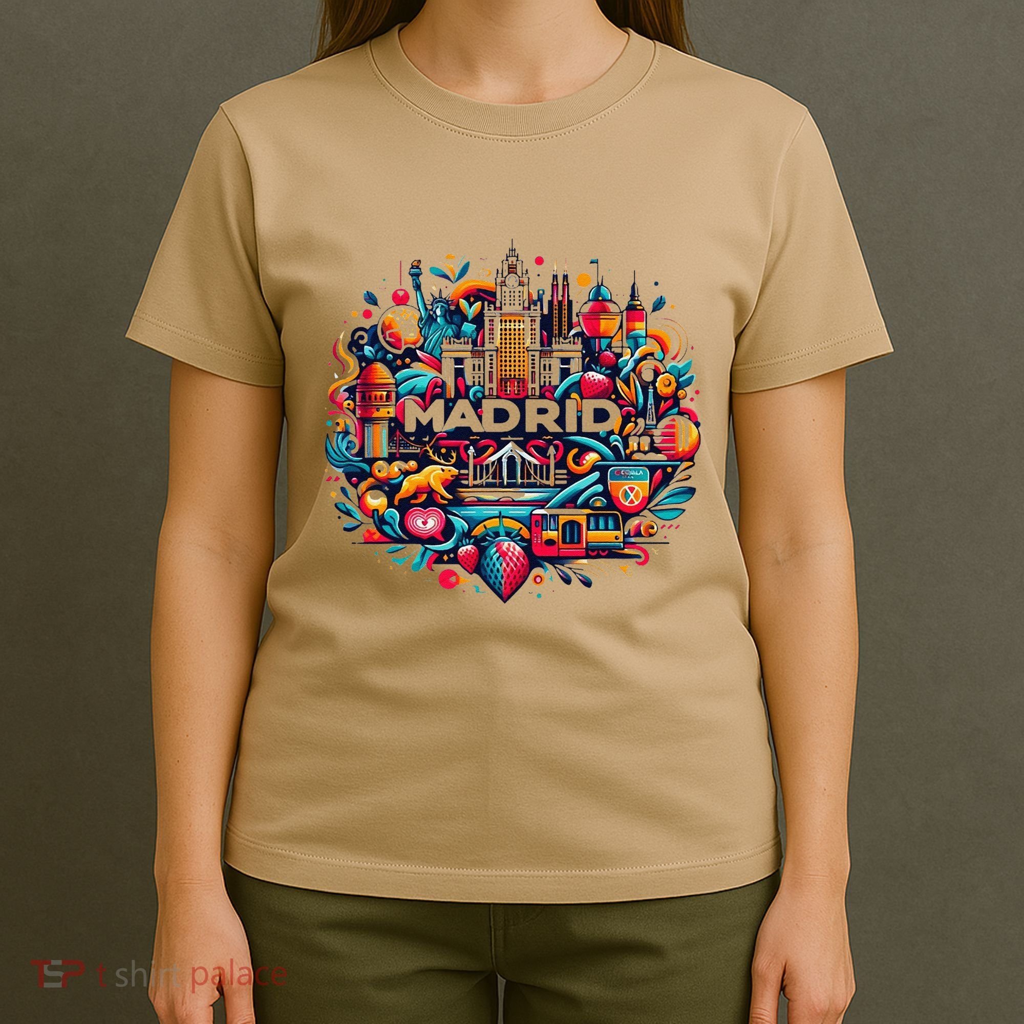 Madrid Espana Madrid Spain Sport Club T-Shirt