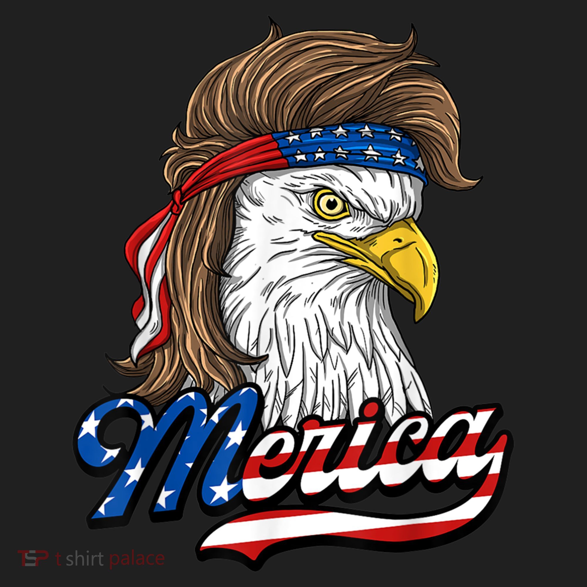 Merica Eagle Mullet 4th Of July American Flag Gift Women's Sweatshirt