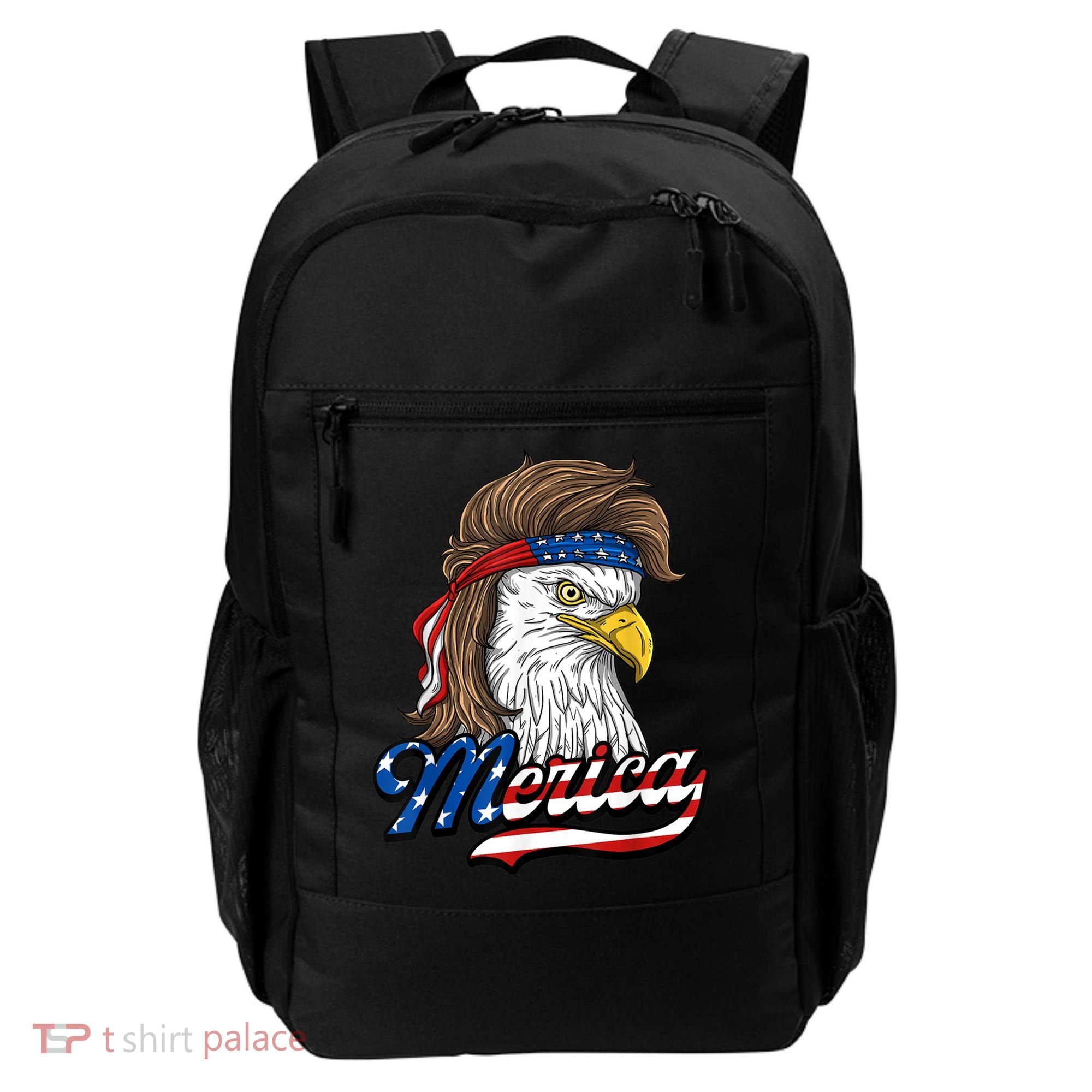 Merica Eagle Mullet 4th Of July American Flag Gift Backpack