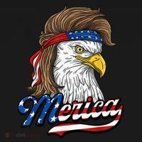 Merica Eagle Mullet 4th Of July American Flag Gift Backpack thumb 2