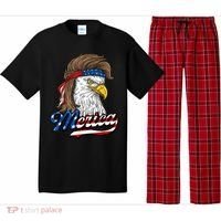 Merica Eagle Mullet 4th Of July American Flag Gift Pajama Set thumb 0