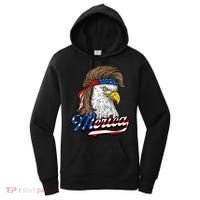 Merica Eagle Mullet 4th Of July American Flag Gift Women's Hoodie thumb 0