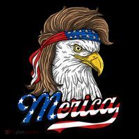 Merica Eagle Mullet 4th Of July American Flag Gift Women's Hoodie thumb 2