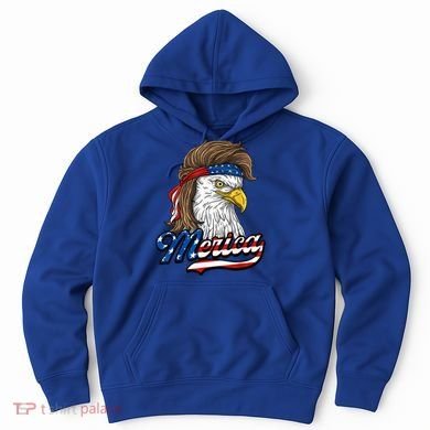 Merica Eagle Mullet 4th Of July American Flag Gift Hoodie