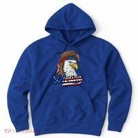 Merica Eagle Mullet 4th Of July American Flag Gift Hoodie thumb 0