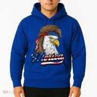 Merica Eagle Mullet 4th Of July American Flag Gift Hoodie thumb 2
