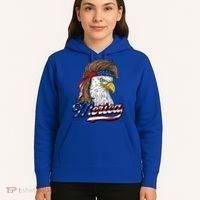 Merica Eagle Mullet 4th Of July American Flag Gift Hoodie thumb 5