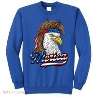 Merica Eagle Mullet 4th Of July American Flag Gift Sweatshirt thumb 0