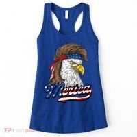 Merica Eagle Mullet 4th Of July American Flag Gift Women's Tank Top thumb 0