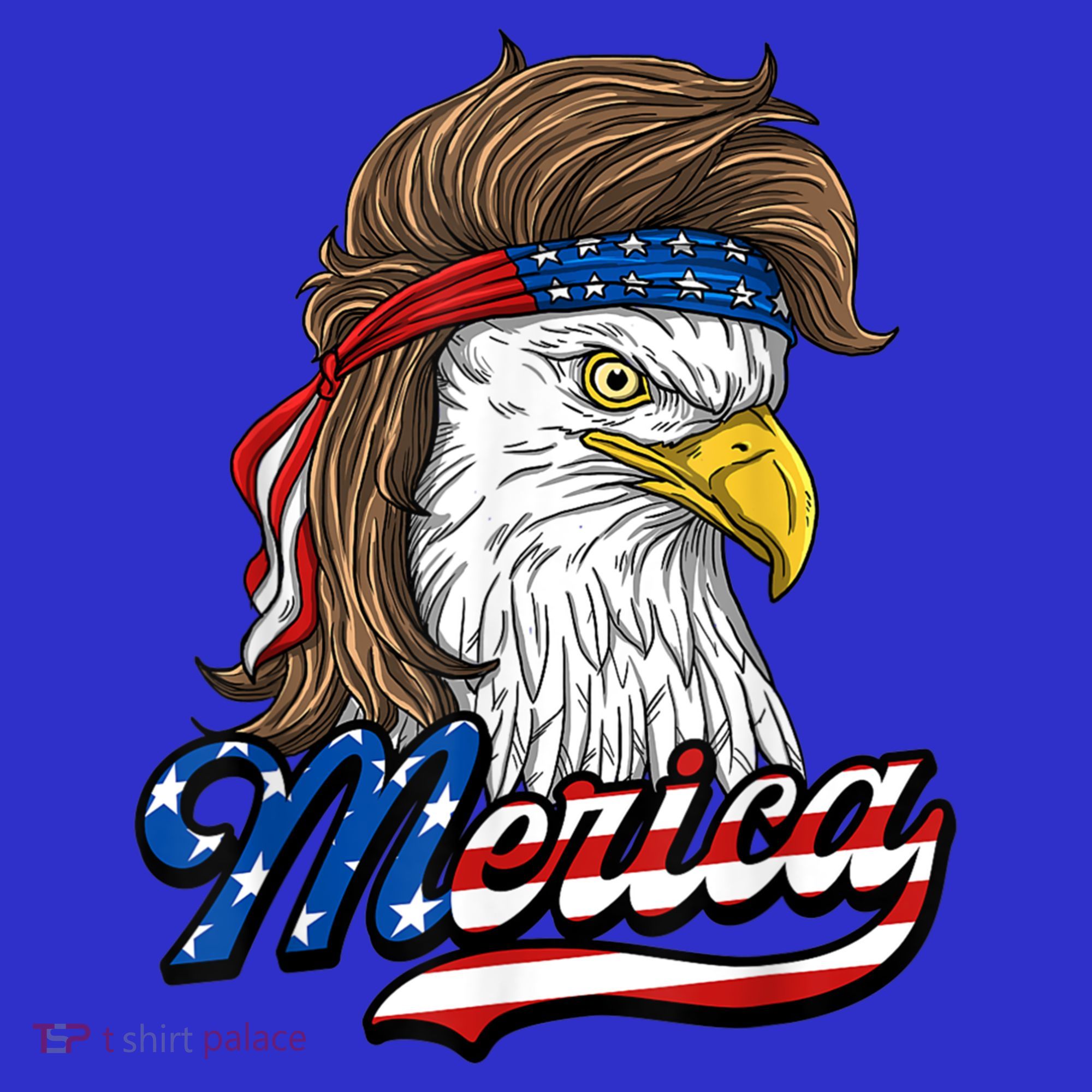 Merica Eagle Mullet 4th Of July American Flag Gift Women's Tank Top