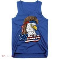 Merica Eagle Mullet 4th Of July American Flag Gift Tank Top thumb 0