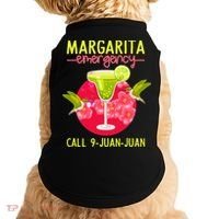 Margarita Emergency Mexican Fiesta Funny Cinco De Mayo Doggie Tank thumb 0