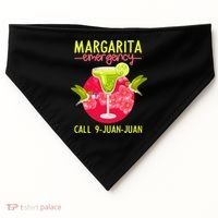Margarita Emergency Mexican Fiesta Funny Cinco De Mayo USA-Made Doggie Bandana thumb 0