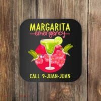 Margarita Emergency Mexican Fiesta Funny Cinco De Mayo Coaster thumb 0