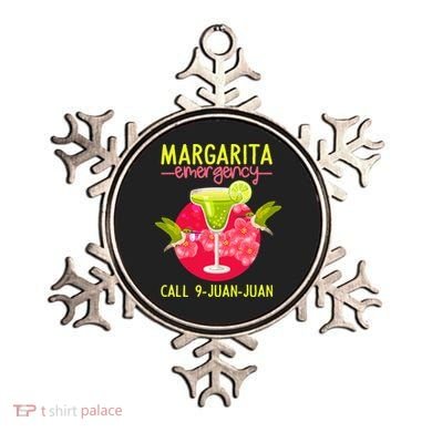 Margarita Emergency Mexican Fiesta Funny Cinco De Mayo Ornament