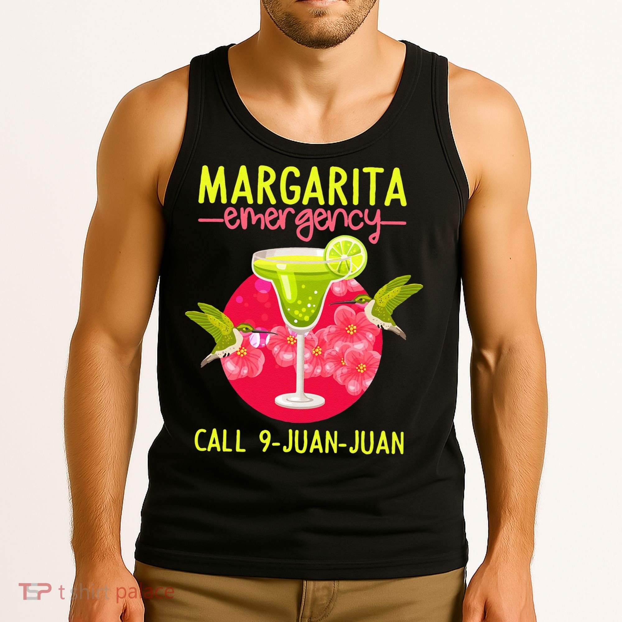 Margarita Emergency Mexican Fiesta Funny Cinco De Mayo Tank Top