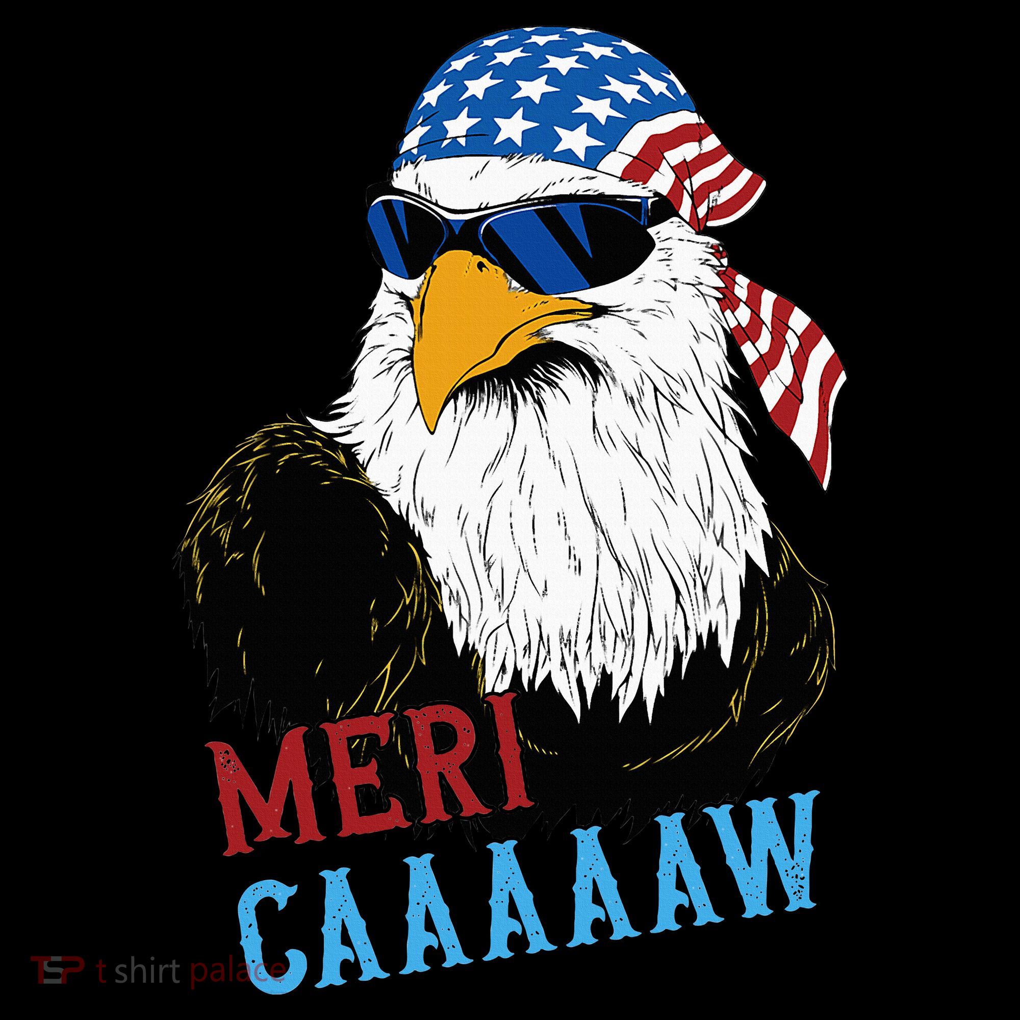 Mericaaaaaw Eagle Mullet Usa American Flag Women's Hoodie
