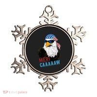 Mericaaaaaw Eagle Mullet Usa American Flag Ornament thumb 0