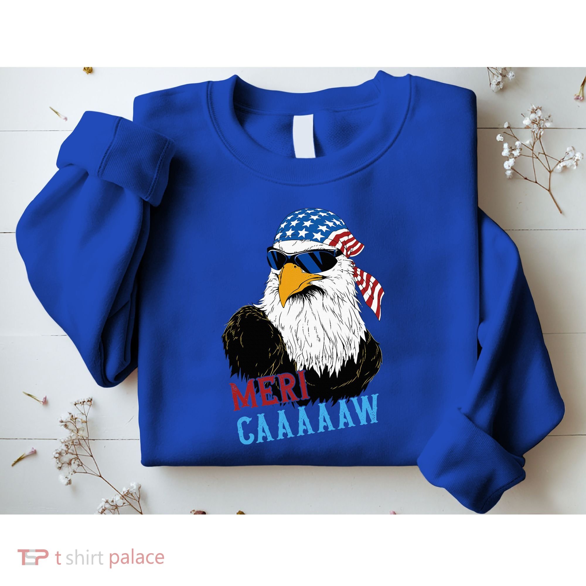 Mericaaaaaw Eagle Mullet Usa American Flag Sweatshirt