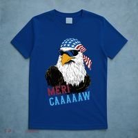 Mericaaaaaw Eagle Mullet Usa American Flag T-Shirt thumb 5
