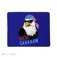 Mericaaaaaw Eagle Mullet Usa American Flag Mousepad thumb 0
