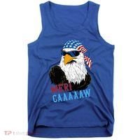 Mericaaaaaw Eagle Mullet Usa American Flag Tank Top thumb 0