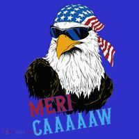 Mericaaaaaw Eagle Mullet Usa American Flag Visor thumb 3
