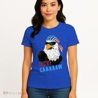 Mericaaaaaw Eagle Mullet Usa American Flag Women's T-Shirt thumb 4