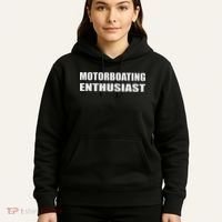Motorboating Enthusiast Motorboatin Pontoon Motor Boat Hoodie thumb 5