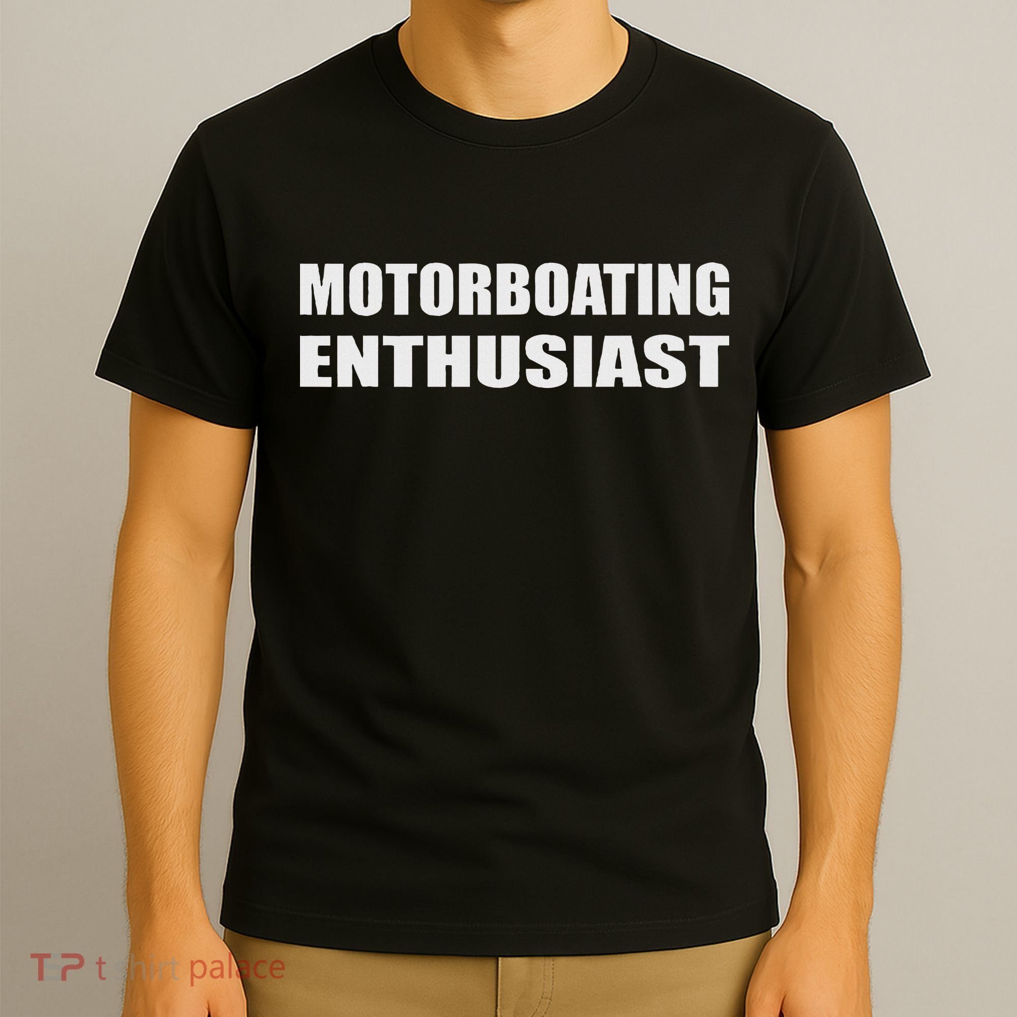 Motorboating Enthusiast Motorboatin Pontoon Motor Boat T-Shirt