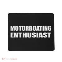 Motorboating Enthusiast Motorboatin Pontoon Motor Boat Mousepad thumb 0