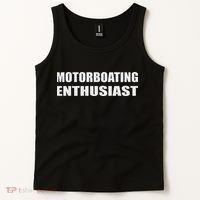 Motorboating Enthusiast Motorboatin Pontoon Motor Boat Tank Top thumb 2