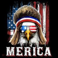 Merica Eagle Mullet 4th Of July American Flag Stars Stripes Coffee Mug thumb 5