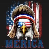 Merica Eagle Mullet Shirt 4th Of July American Flag Tote Bag thumb 4