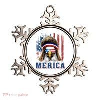 Merica Eagle Mullet Shirt 4th Of July American Flag Ornament thumb 0