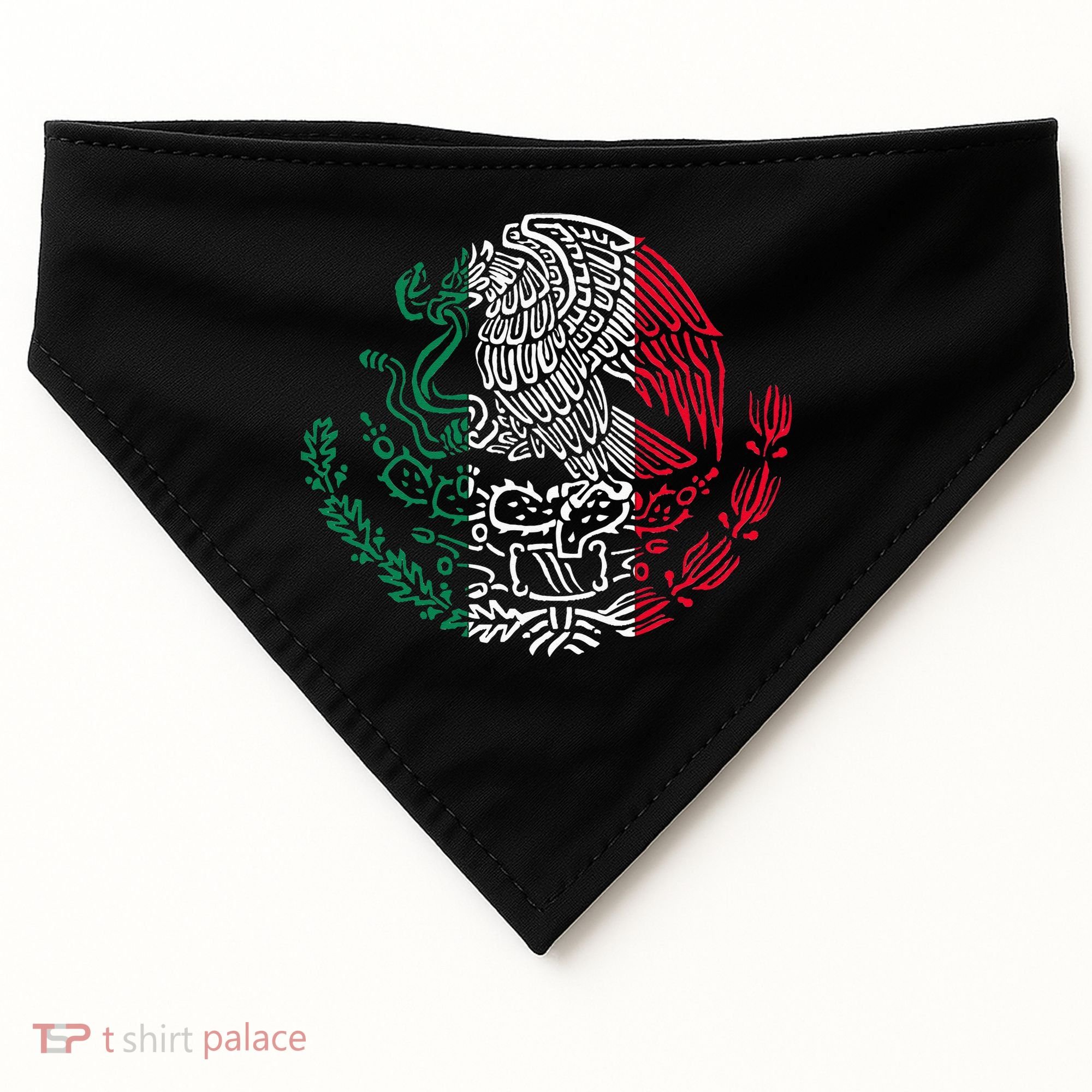Mexican Eagle Mexico Flag USA-Made Doggie Bandana