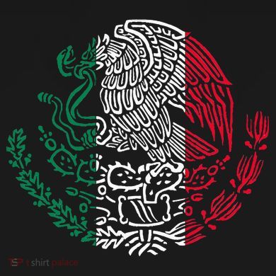 Mexican Eagle Mexico Flag 16 in Basic Backpack
