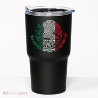 Mexican Eagle Mexico Flag Tumbler thumb 0