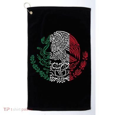 Mexican Eagle Mexico Flag Golf Towel