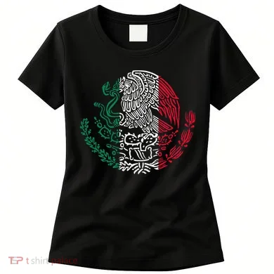 Mexican Eagle Mexico Flag Women's T-Shirt